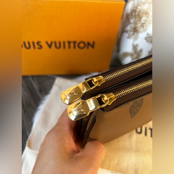 Monogram Giant Double Zip Pochette #3 - Picture 3 of 16